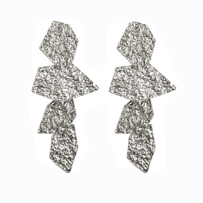 New Vintage Geometric Metal Leaf Drop Earring Irragular Broken Stone Shape Earring Jewelry Party Statement Brincos Orecchini
New Vintage Geometric Metal Leaf Drop Earring Irragular Broken Stone Shape Earring Jewelry Party Statement Brincos Orecchini