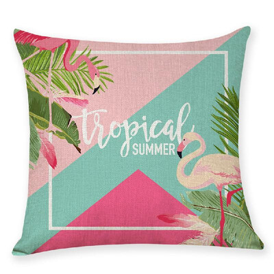 Flamingo Pillowcase Pillow Cover Cartoon Sofa Cushion Case Protector 45x45CM Without Core
Flamingo Pillowcase Pillow Cover Cartoon Sofa Cushion Case Protector 45x45CM Without Core