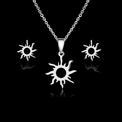 Fashion Deer Heart Stainless Steel Necklace Earrings Jewelry Set Wedding Bride Jewelry Set Animal Dog Cat Jewelry Sets For Women
Fashion Deer Heart Stainless Steel Necklace Earrings Jewelry Set Wedding Bride Jewelry Set Animal Dog Cat Jewelry Sets For Women