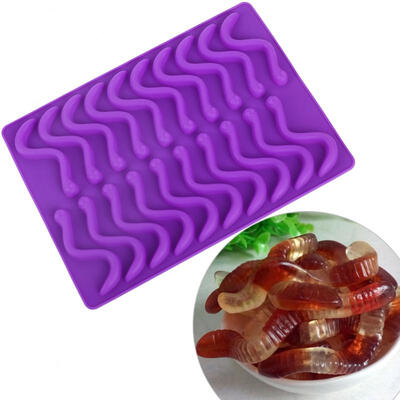 Greensen 20 Compartments Gummy Worms Silicone Mold for Chocolate Candy Gummy Cake with Dropper
Greensen 20 Compartments Gummy Worms Silicone Mold for Chocolate Candy Gummy Cake with Dropper
