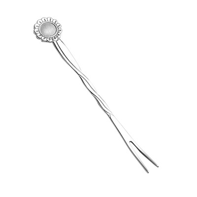 Toponeto Silver Flower Stainless Steel Fruit Fork Two Tooth Dessert Fork Home Kitchen 
Toponeto Silver Flower Stainless Steel Fruit Fork Two Tooth Dessert Fork Home Kitchen
