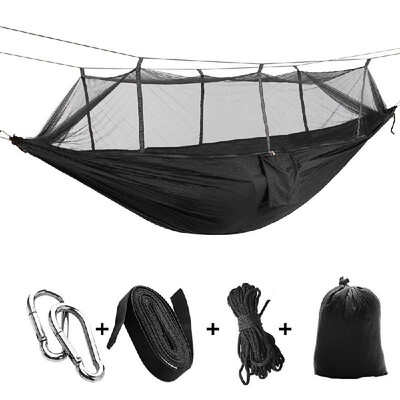 Hammock with Mosquito Net Hammock Net Lightweight Nylon Portable Hammock for Backpacking Camping Travelling
Hammock with Mosquito Net Hammock Net Lightweight Nylon Portable Hammock for Backpacking Camping Travelling
