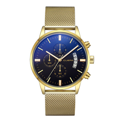 Gobestart Luxury Watches Quartz Watch Stainless Steel Dial Casual Bracele Watch