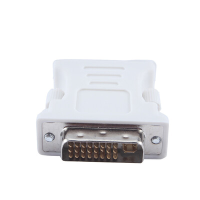DVI-I 245 Pin DVI Male to VGA Female Video Converter HD Adapter for PC laptop HDTV LCD DVD Computer Graphics Projector
DVI-I 245 Pin DVI Male to VGA Female Video Converter HD Adapter for PC laptop HDTV LCD DVD Computer Graphics Projector