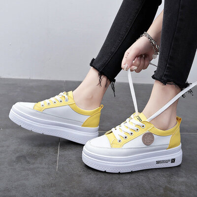 Plain sole high recreational womens shoes sports running single shoes small white shoes spring&autumn students
Plain sole high recreational womens shoes sports running single shoes small white shoes spring&autumn students