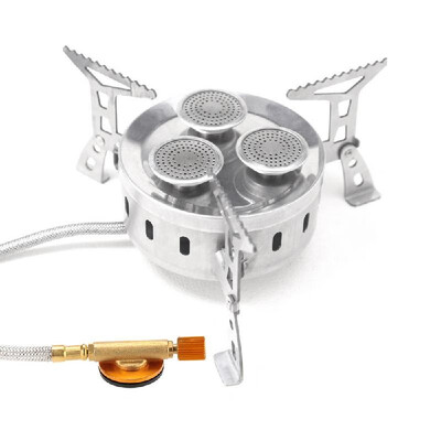 Outdoor Camping 3-burner Gas Stove Portable Foldable Stainless Steel Cooking Stove Furnace for Backpacking Hiking Picnic
Outdoor Camping 3-burner Gas Stove Portable Foldable Stainless Steel Cooking Stove Furnace for Backpacking Hiking Picnic