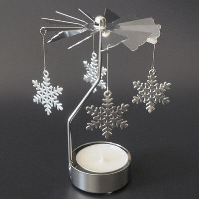 Merry Christmas Rotary Spinning Candle Holder Candlestick Metal Carousel Home Decor Snowflake Christmas Tree Gift
Merry Christmas Rotary Spinning Candle Holder Candlestick Metal Carousel Home Decor Snowflake Christmas Tree Gift