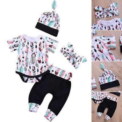Kids Newborn Toddler Baby Girl Cute Fashion Romper Jumpsuit BodysuitPantsHatsHeadband Outfits Set
Kids Newborn Toddler Baby Girl Cute Fashion Romper Jumpsuit BodysuitPantsHatsHeadband Outfits Set
