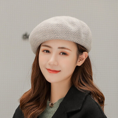 Autumn&Winter New Womens Thickening&Warming Wool Beret Water Wave Pattern Fashion Korean Printers Cap Pumpkin Cap
Autumn&Winter New Womens Thickening&Warming Wool Beret Water Wave Pattern Fashion Korean Printers Cap Pumpkin Cap
