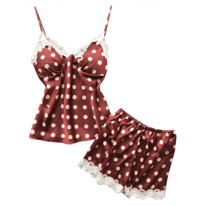 Toponeto Womens Sexy Satin Sling Lace Dot Sleepwear Lingerie Nightwear Underwear Set
Toponeto Womens Sexy Satin Sling Lace Dot Sleepwear Lingerie Nightwear Underwear Set