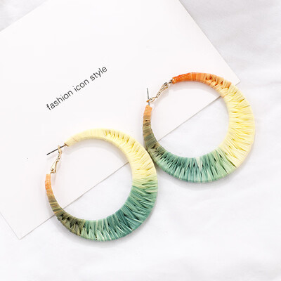 Flashbuy Raffia Round Hollow Drop Earrings For Women Rainbow Geometric Handmade Earring Fashion Jewelry Wedding Gift Accessories
Flashbuy Raffia Round Hollow Drop Earrings For Women Rainbow Geometric Handmade Earring Fashion Jewelry Wedding Gift Accessories