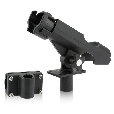 Adjustable Side Rail Installation or Directly Installed on Kayak & Boat Fishing Pole Rod Holder
Adjustable Side Rail Installation or Directly Installed on Kayak & Boat Fishing Pole Rod Holder