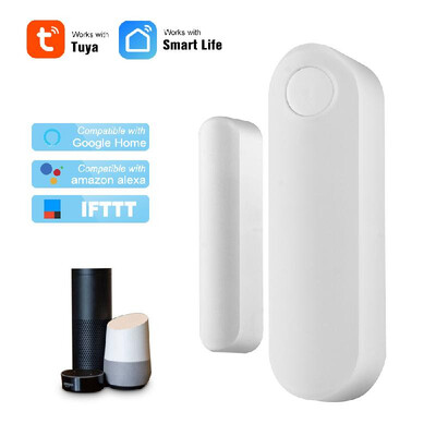 WiFi Smart Door Sensor Tuya APP Control Door Window Opening Security Alarm Sensor Magnetic Switch Wireless Detector Compatible wit
WiFi Smart Door Sensor Tuya APP Control Door Window Opening Security Alarm Sensor Magnetic Switch Wireless Detector Compatible wit