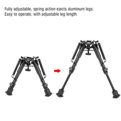 Greensen 6inch 6-9 Carbon Fiber Tactics Rifle Gun Bipod Swivel Model with Pod Lock FW15-JJ087
Greensen 6inch 6-9 Carbon Fiber Tactics Rifle Gun Bipod Swivel Model with Pod Lock FW15-JJ087