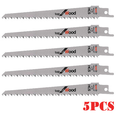 5x 150mm6inch Reciprocating Saw Blade S644D Flexible For Plastic & Wood Cutting