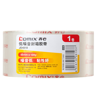 Coix single package 48mm100y 914 meters roll low noise sealing tape express package tape transparent JD4810
Coix single package 48mm100y 914 meters roll low noise sealing tape express package tape transparent JD4810