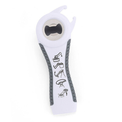 Portable Jar Can Lid Beer Bottle Opener 5 in 1 Multifunction Metal Kitchen Tool