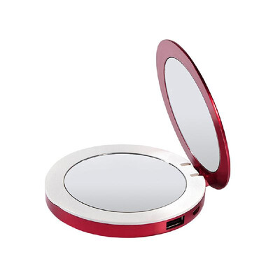 3000mAh Portable Charger Power-Bank 3X Magnifying Makeup Vanity Mirror with Lights Led Compact Mirror
3000mAh Portable Charger Power-Bank 3X Magnifying Makeup Vanity Mirror with Lights Led Compact Mirror