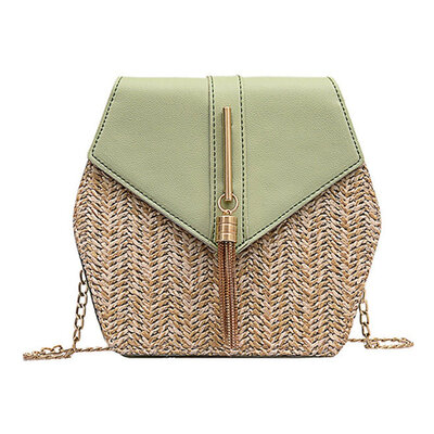 Messenger Bags Fashion Hexagon Multi-Style Straw Bag Handbags Summer Rattan Bag Beach Shoulder Messenger Bags
Messenger Bags Fashion Hexagon Multi-Style Straw Bag Handbags Summer Rattan Bag Beach Shoulder Messenger Bags