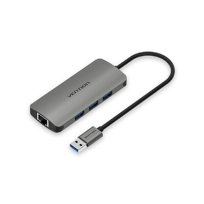 VENTION Network Adapter USB30 Splitter Gigabit Network Card USB to RJ45 Adapter with 101001000Mbps High Speed Hub for Flash Dis
VENTION Network Adapter USB30 Splitter Gigabit Network Card USB to RJ45 Adapter with 101001000Mbps High Speed Hub for Flash Dis