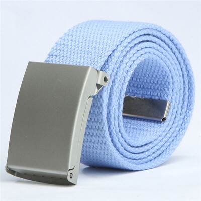 2019 New Fashion Men Women General belts Canvas Unisex Candy Color belt Solid Buckle Military belts For Jeans Cowboy Pants 110cm
2019 New Fashion Men Women General belts Canvas Unisex Candy Color belt Solid Buckle Military belts For Jeans Cowboy Pants 110cm