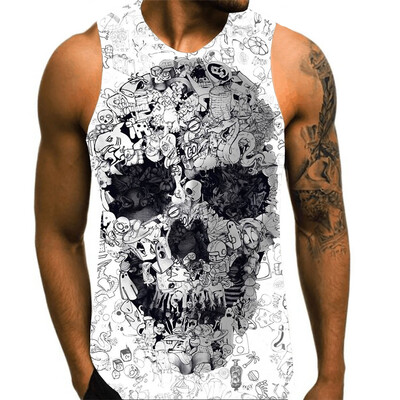 Toponeto Mens Summer Fashion 3D Printed Sleeveless Top Leisure Sports Vest Blouse Top
Toponeto Mens Summer Fashion 3D Printed Sleeveless Top Leisure Sports Vest Blouse Top