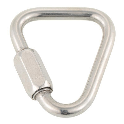 Stainless Steel Triangle Quick Link Locking Carabiner Hanging Hook Buckle for Outdoor Camping Hiking
Stainless Steel Triangle Quick Link Locking Carabiner Hanging Hook Buckle for Outdoor Camping Hiking