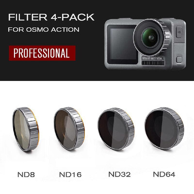 STARTRC Camera Lens ND Filter Set ND8 ND16 ND32 ND64 Neutral Density Fader Filters for DJI OSMO Action Camera
STARTRC Camera Lens ND Filter Set ND8 ND16 ND32 ND64 Neutral Density Fader Filters for DJI OSMO Action Camera