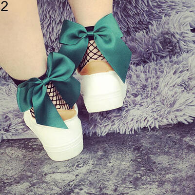 Fashion Chic Women Girl Fishnet Net Mesh Bowknot Hollow Ankle High Short Socks
Fashion Chic Women Girl Fishnet Net Mesh Bowknot Hollow Ankle High Short Socks