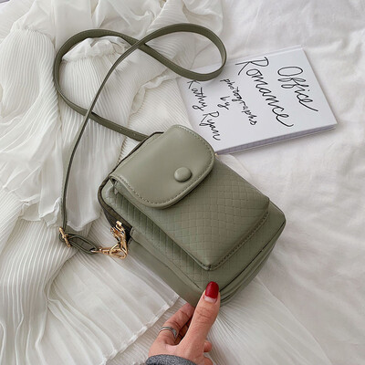 Tailored Womens Fashion Flip Pure-Colour Cover Retro Shoulder Bag Purse Flap Bag