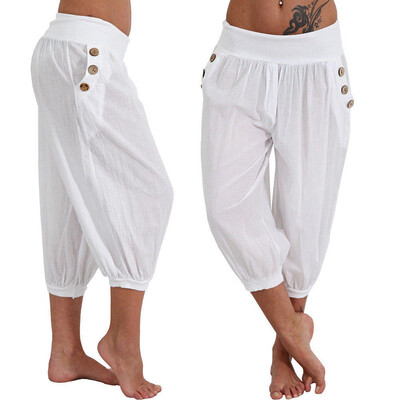 Tailored Women Elastic Waist Boho Check Pants Baggy Wide Leg Summer Casual Yoga Capris
Tailored Women Elastic Waist Boho Check Pants Baggy Wide Leg Summer Casual Yoga Capris