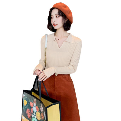 New Women Long Sleeve V Neck Sweater Knitted Jumper pull femme Womens Autumn Casual Solid Color Sweaters Pullovers
New Women Long Sleeve V Neck Sweater Knitted Jumper pull femme Womens Autumn Casual Solid Color Sweaters Pullovers