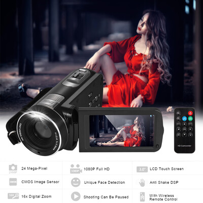 2019 New 30" LCD 240MP 18x Camcorder Camera Full HD 1080p Video Camera Digital Zoom 270°Rotation Screen with Remote Control
2019 New 30" LCD 240MP 18x Camcorder Camera Full HD 1080p Video Camera Digital Zoom 270°Rotation Screen with Remote Control