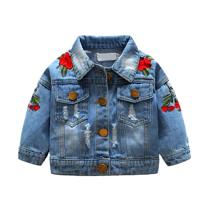 Kozart Girls Jean Jackets Kids Baby Rose Embroidery Coat Long Sleeve Button Denim Jackets Girls 1-5Y New
Kozart Girls Jean Jackets Kids Baby Rose Embroidery Coat Long Sleeve Button Denim Jackets Girls 1-5Y New