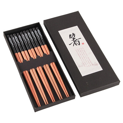 Toponeto Wooden Chopsticks Set Manual Household Pointed Chopsticks 5 Double Gift 23cm
Toponeto Wooden Chopsticks Set Manual Household Pointed Chopsticks 5 Double Gift 23cm