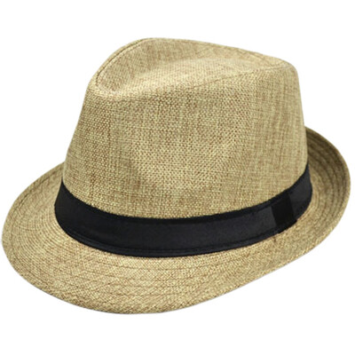 Unisex Women Men Summer Casual Beach Trilby Hat Wide Brim Panama Hat With Black Ribbon
Unisex Women Men Summer Casual Beach Trilby Hat Wide Brim Panama Hat With Black Ribbon