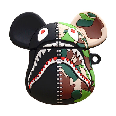 Camouflage Shark Shape Protective Case For AirPods 21 Portable Silicone Protective Cover Headphone Protector NEW
Camouflage Shark Shape Protective Case For AirPods 21 Portable Silicone Protective Cover Headphone Protector NEW
