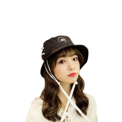 2019 Cap Women Fresh Style Casual Lace up Comfy Cartoon Letter Folding Sunscreen Bucket Hat casquette gorras sombrero mujer
2019 Cap Women Fresh Style Casual Lace up Comfy Cartoon Letter Folding Sunscreen Bucket Hat casquette gorras sombrero mujer