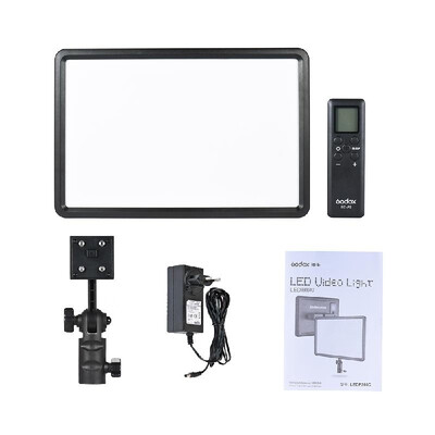 Godox LEDP260C Ultra-thin 30W Dimmable LED Video Light Panel Lamp 3200K-5600K Bi-color Temperature w Wireless Remote Control Hand
Godox LEDP260C Ultra-thin 30W Dimmable LED Video Light Panel Lamp 3200K-5600K Bi-color Temperature w Wireless Remote Control Hand