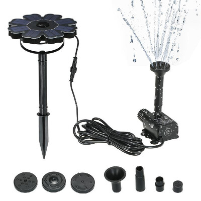 160mm63" Solar Power Fountain Flower-shape Solar Panel Energy-saving Water Pump for Garden Patio Pond Fish Tank Decoration Plant
160mm63" Solar Power Fountain Flower-shape Solar Panel Energy-saving Water Pump for Garden Patio Pond Fish Tank Decoration Plant