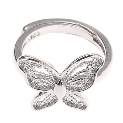 New Fashion Personality 925 Sterling Silver Butterfly Opening Ring Wedding Engagement Jewelry
New Fashion Personality 925 Sterling Silver Butterfly Opening Ring Wedding Engagement Jewelry