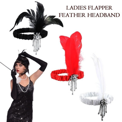 Women Fashion Feather Headband 1920s Party Headband Female Party Decoration Cosplay Headband
Women Fashion Feather Headband 1920s Party Headband Female Party Decoration Cosplay Headband