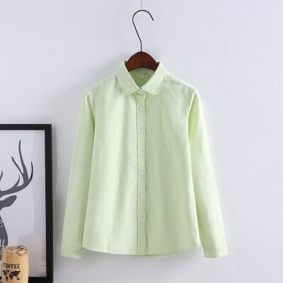 New Casual Women Ladies Blouse Fashion Long Sleeve Loose Shirt Summer Cotton Office Clothing Women Tops Solid
New Casual Women Ladies Blouse Fashion Long Sleeve Loose Shirt Summer Cotton Office Clothing Women Tops Solid