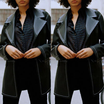 HOT Autumn Vintage Cool Leather Bomber Jacket Women Motorcycle Bike Lapel Short Coat Tops Outwear
HOT Autumn Vintage Cool Leather Bomber Jacket Women Motorcycle Bike Lapel Short Coat Tops Outwear
