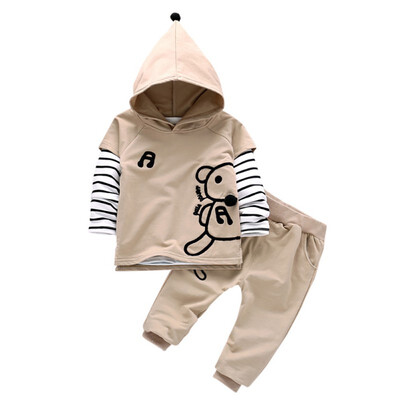 2019 New Autumn Baby Boy Clothes Set Long Sleeve Striped Tops&Hooded Outerwear with Solid Color Pants Boy Pieces Suit 3PcsS
2019 New Autumn Baby Boy Clothes Set Long Sleeve Striped Tops&Hooded Outerwear with Solid Color Pants Boy Pieces Suit 3PcsS