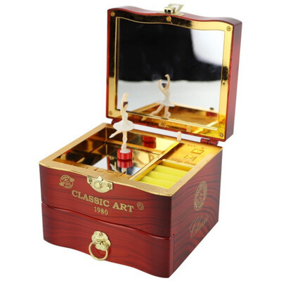 Classic Rotating Dancer Ballerina Piano Music Box Clockwork Plastic Jewelry Box Girls Hand Crank Music Mechanism Christmas Gift
Classic Rotating Dancer Ballerina Piano Music Box Clockwork Plastic Jewelry Box Girls Hand Crank Music Mechanism Christmas Gift