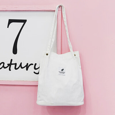Women Corduroy Tote Bags Large Capacity Foldable Handbags Reusable Shopping Bags With Phone Pockets Hasp Fashion Shoulder Bags
Women Corduroy Tote Bags Large Capacity Foldable Handbags Reusable Shopping Bags With Phone Pockets Hasp Fashion Shoulder Bags