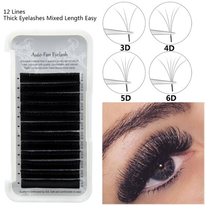 12 Linesbox Womens Fashion Mixed Length Natural Thick Soft Hair Easy Rapid Fan Blossom Volume Russian
12 Linesbox Womens Fashion Mixed Length Natural Thick Soft Hair Easy Rapid Fan Blossom Volume Russian