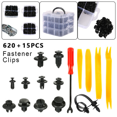 635Pcs Car Push Retainer Clips Fastener Clip Automotive Fastener Bumper Door Panel Automotive Rivet Protection Plate Cover
635Pcs Car Push Retainer Clips Fastener Clip Automotive Fastener Bumper Door Panel Automotive Rivet Protection Plate Cover