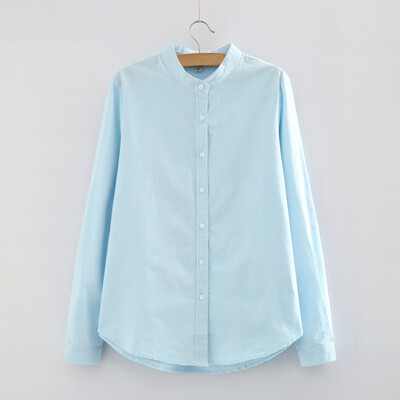 2017 New Fashion OL Casual White Shirt Women Long Sleeve Stand Collar Cotton Female Blusa Women Tops D1
2017 New Fashion OL Casual White Shirt Women Long Sleeve Stand Collar Cotton Female Blusa Women Tops D1